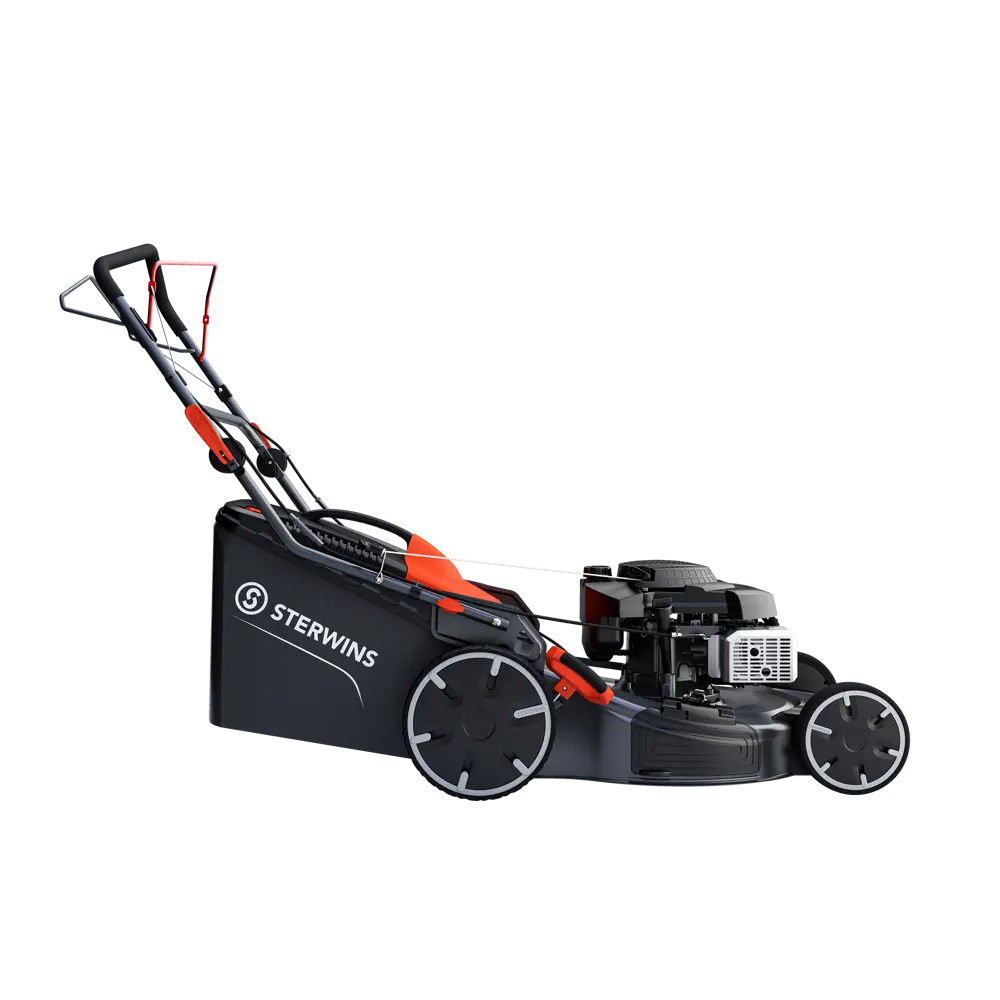 Бензиновая самоходная газонокосилка STERWINS с мульчированием и травосборником 84491064 STLM-0963938 - Вид №1