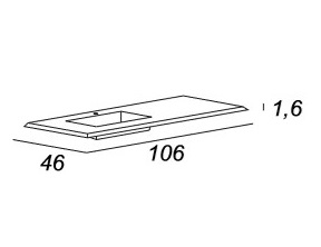Мебель для ванной CEZARES BELLAGIO 105 Light Blue Stone - Вид №8