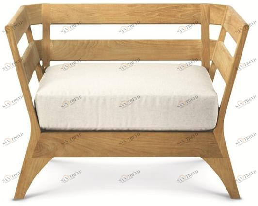 Ethimo Садовое кресло из тика с подлокотниками Village Vipo0100