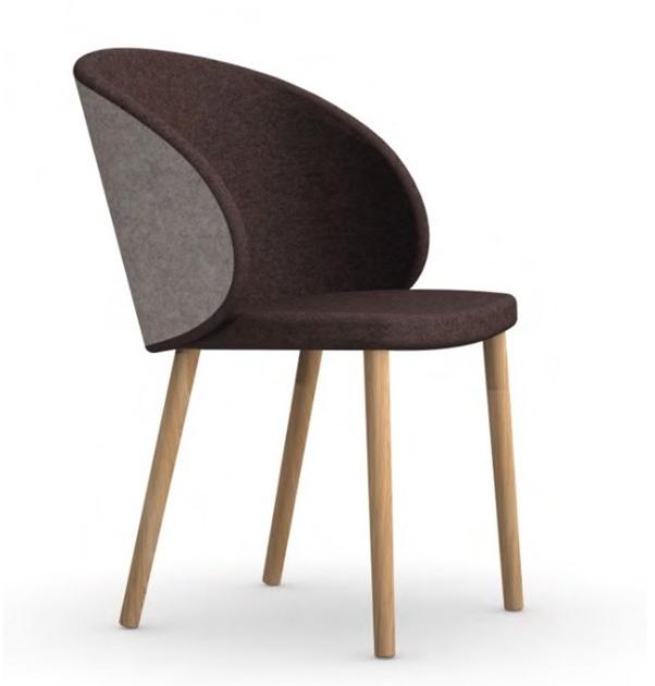 Vela Arredamenti Стул из мягкой ткани sun-id-1409808 - Вид №1