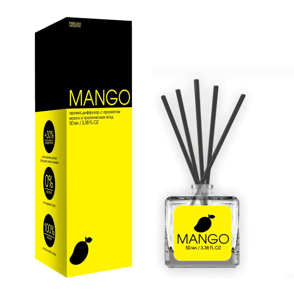 Ароматический диффузор Fbrush Mango 50 мл 89344449 STLM-2189105 