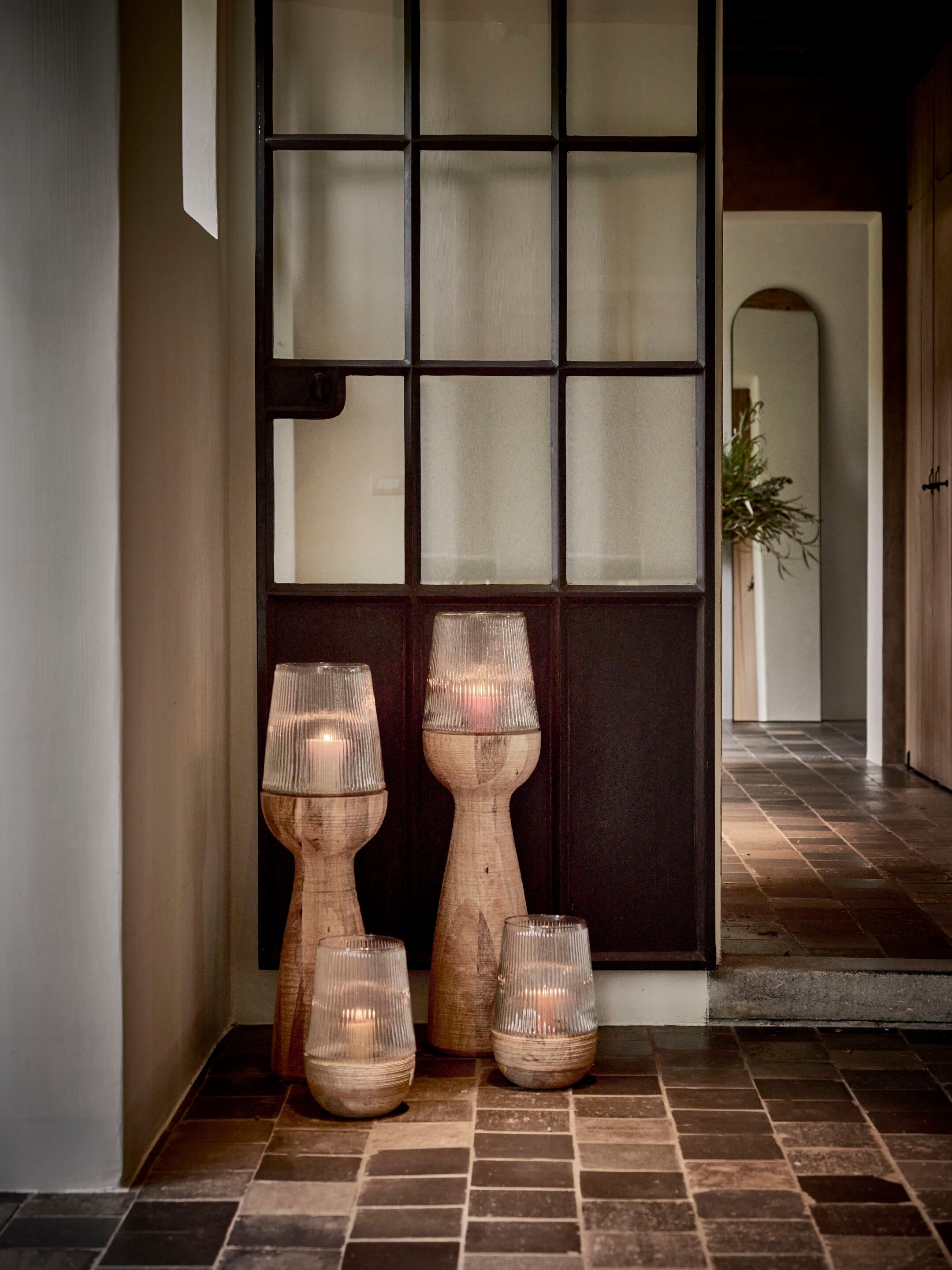 Деревянный и стеклянный подсвечник / ВАЗа POMAX Arbre ARCH-00069854 - Вид №6