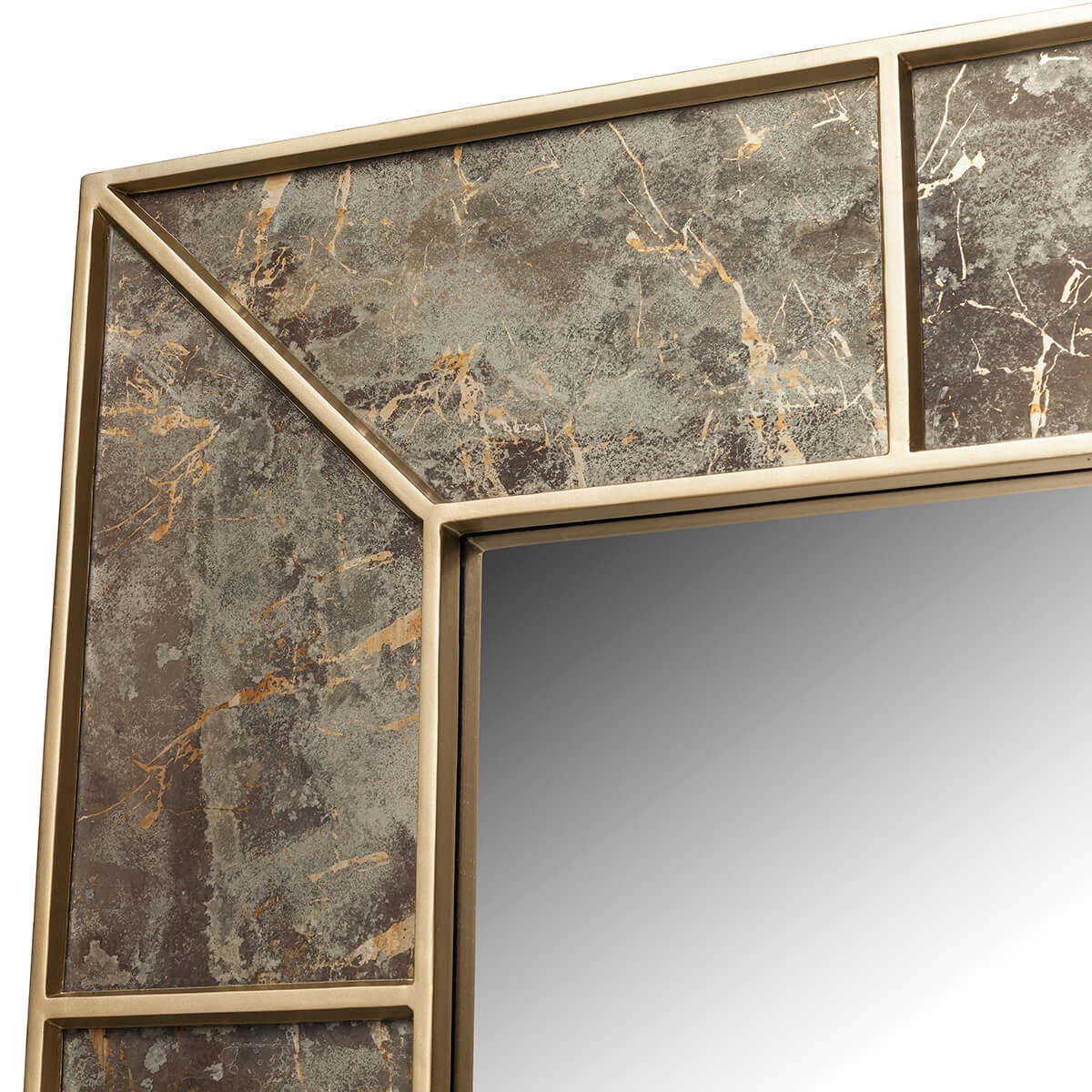 600754-99 ABHIKA ЗЕРКАЛО КАМЕНЬ SQ H112 DK.GREY  - Вид №1