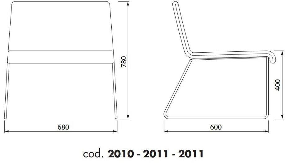 ALMA DESIGN Санное кресло из ткани sun-id-1448954 - Вид №10