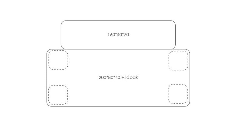 Ткань диван HANNABI MODEL NO.05 WHITE ARCH-00043501 - Вид №2