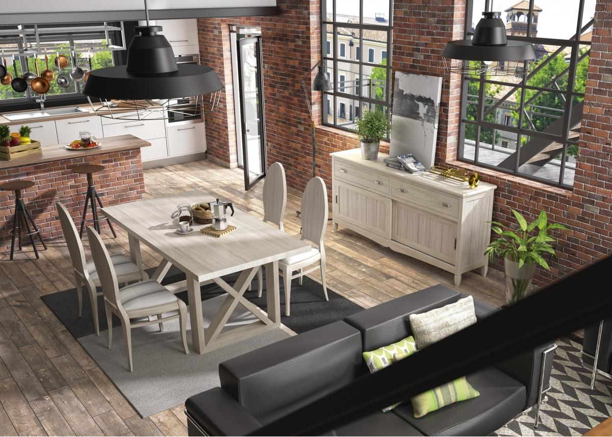 090627 Тумба под ТВ 188 см Grupo Seys Amberes Santreyd  - Вид №2