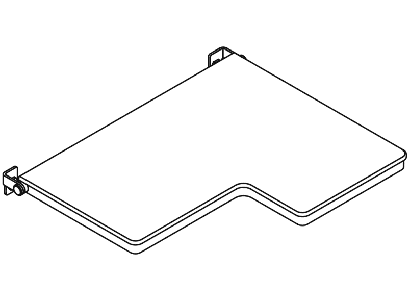 900.51.20640 Сиденье для душа складное Г-образное (ada) HEWI System 900 - Вид №2
