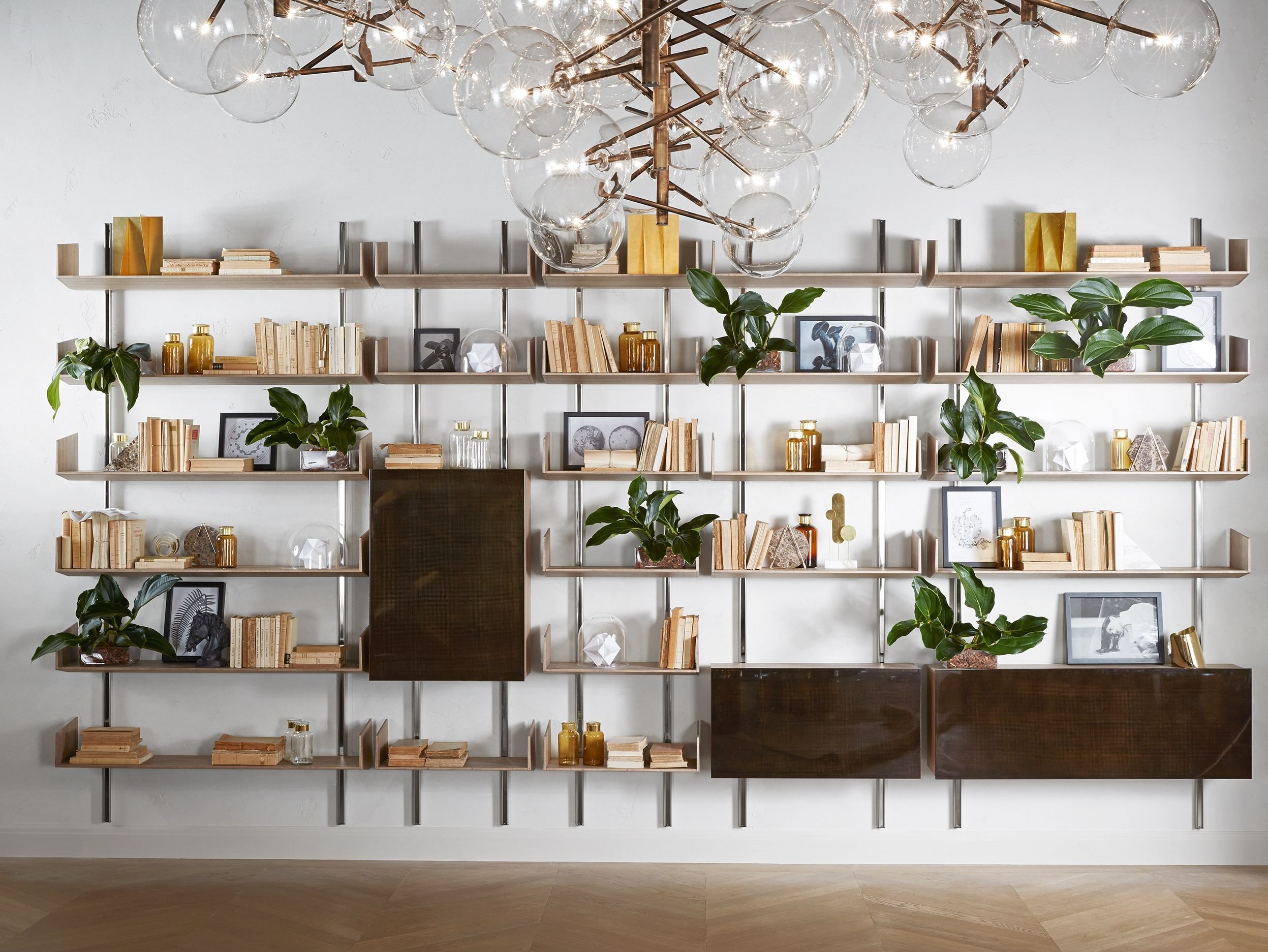 Деревянный модульный настенный книжный шкаф Gallotti&Radice Brera ARCH-00025445