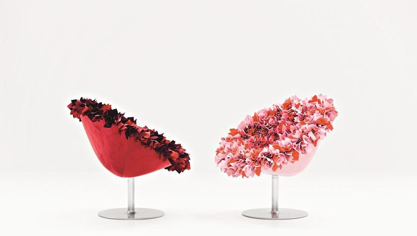 Moroso Вращающееся кресло со съемным чехлом из ткани sun-id-1463590 - Вид №5