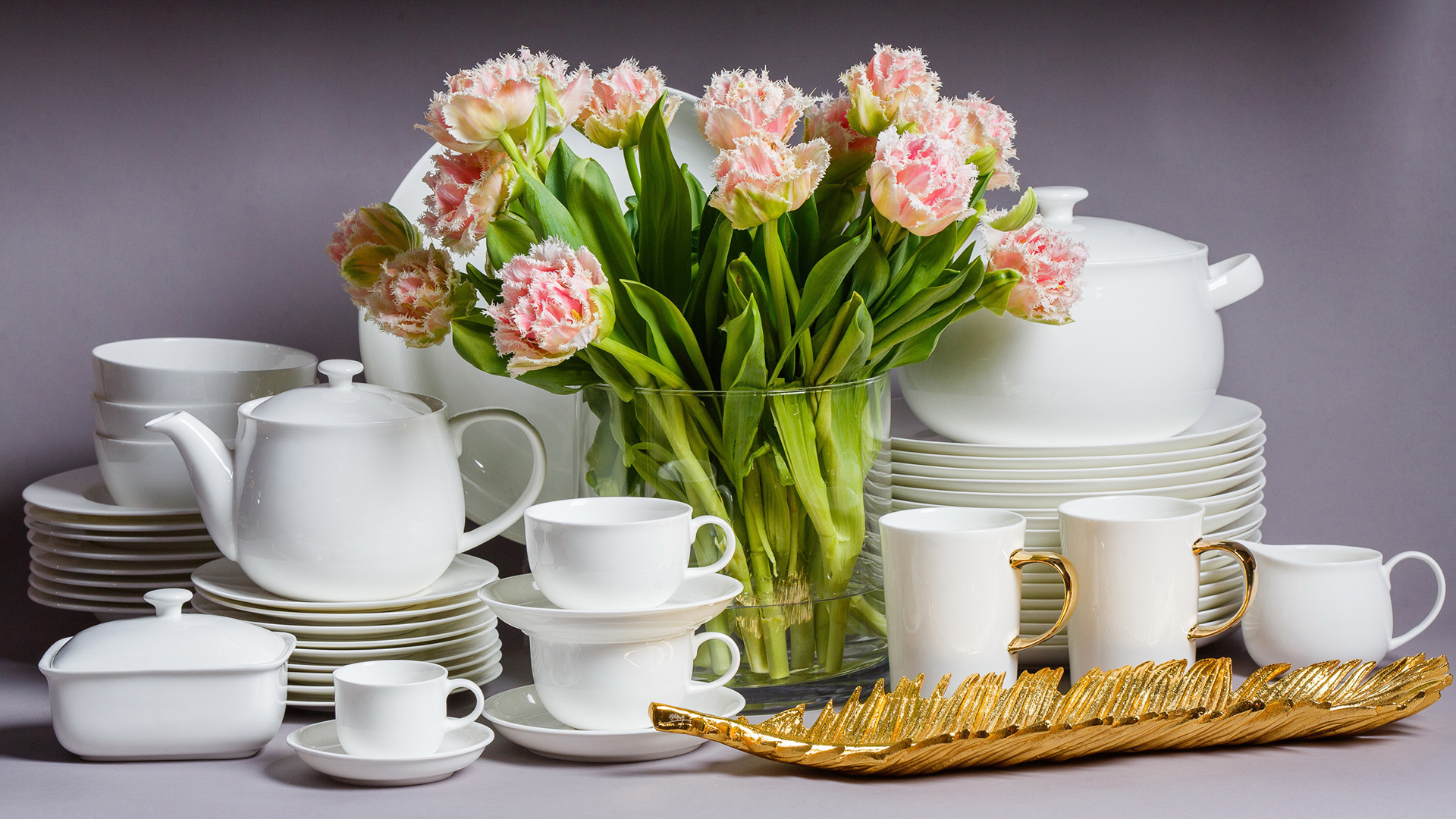 10624425 Mix&Match Кружка Mix&Match Синергия 450мл, фарфор (персиковая ручка) Фарфор костяной  - Вид №2