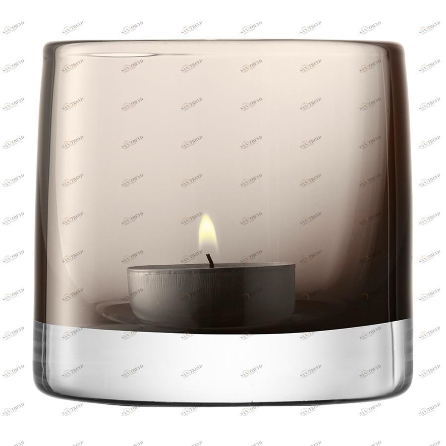 Подсвечник стеклянный коричневый Light Colour LSA INTERNATIONAL  253422 Коричневый 