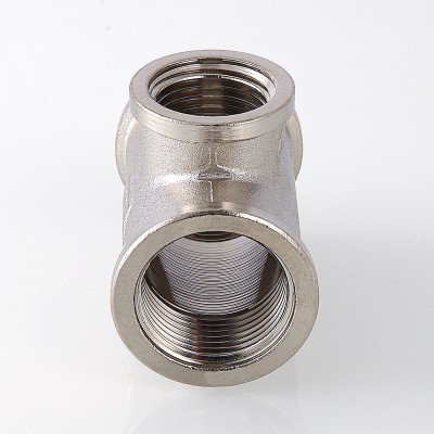 VTr.750.N.0504 Фитинг резьбовой – тройник переходной Valtec 3/4" х 1/2" х 3/4"  - Вид №2