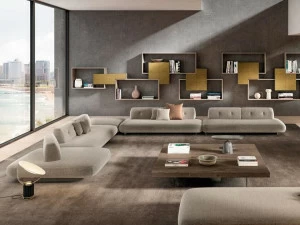 Lago Модульный диван с фиксированной или отдельно стоящей спинкой