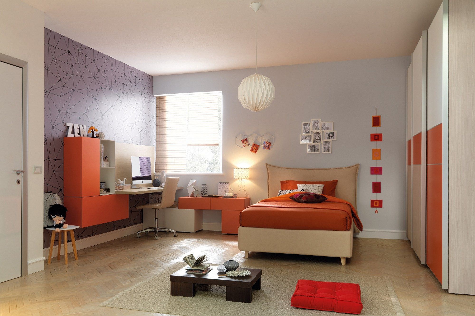 Секционная спальня из лиственницы для мальчиков Moretti Compact YC309 ARCH-00059597 - Вид №1