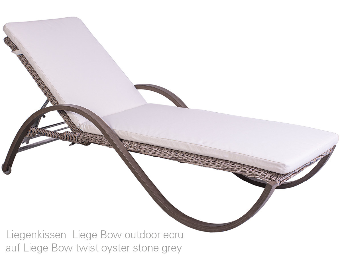 10.00.1537 Подушка для шезлонга Lounger Bow Classic Ecru Mbm - Вид №2