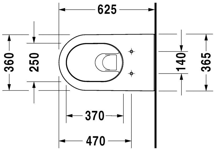 2544092000 Подвесной унитаз настенный Белый Duravit Darling New Германия - Вид №3