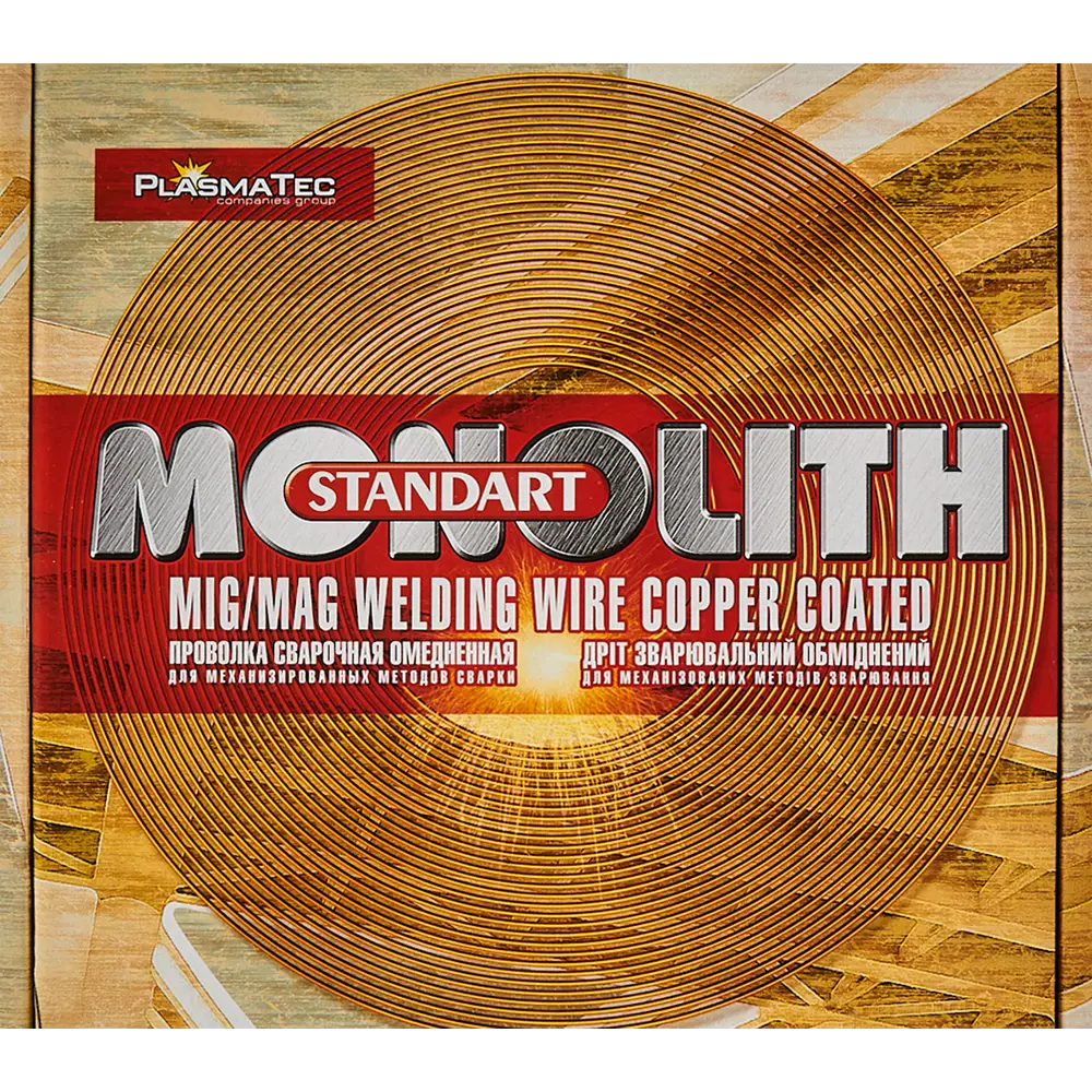 Проволока сварочная омедненная ER70S-6 Mobolith 1 мм 5 кг 82929868 STLM-2051145 Monolith  - Вид №2