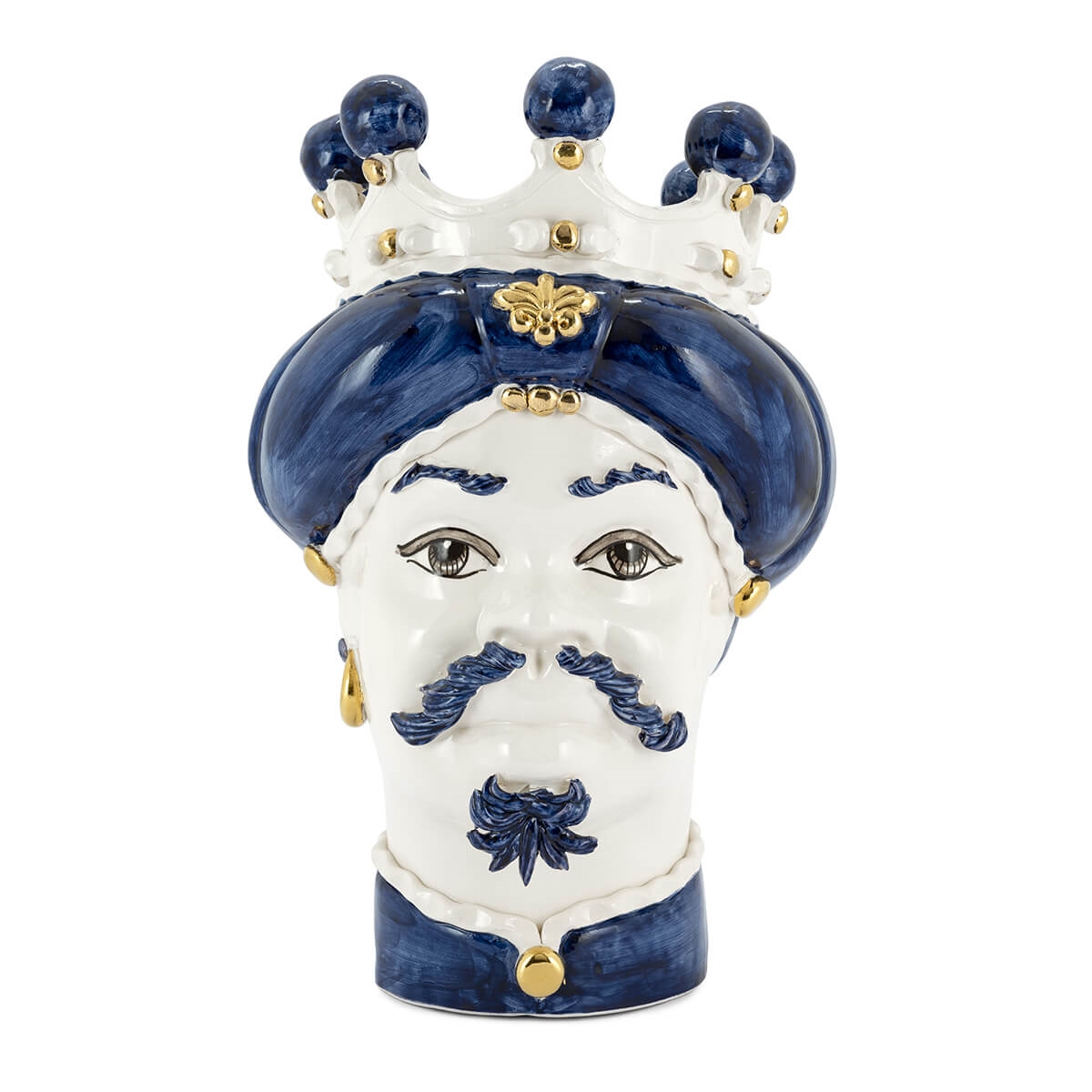 200843-WT ABHIKA ВАЗА MORO MAN MEDIUM NEW WHITE MATT  - Вид №2