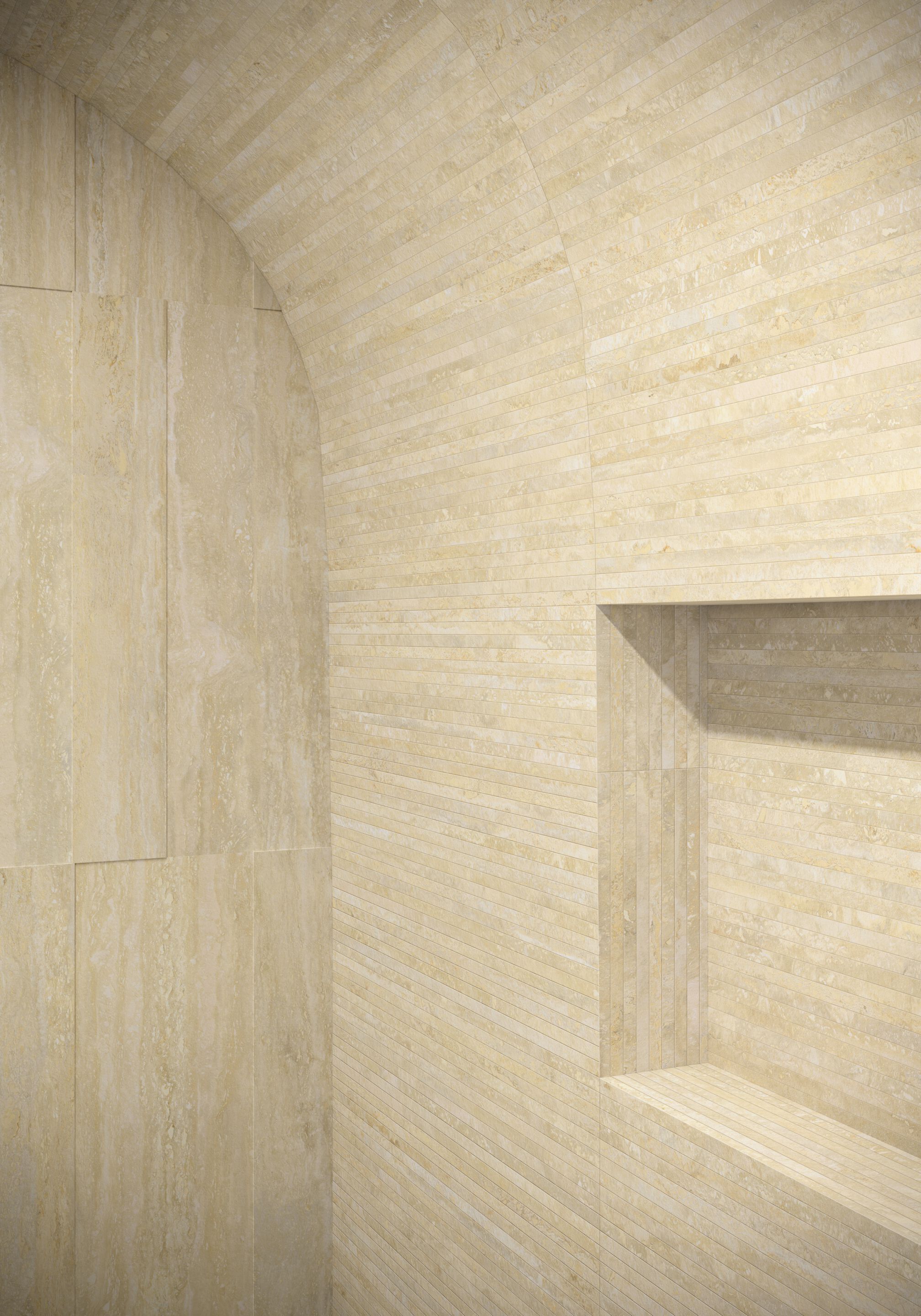 Напольное / керамогранит с эффектом травертина Italgraniti травертины ARCH-00142504 - Вид №2