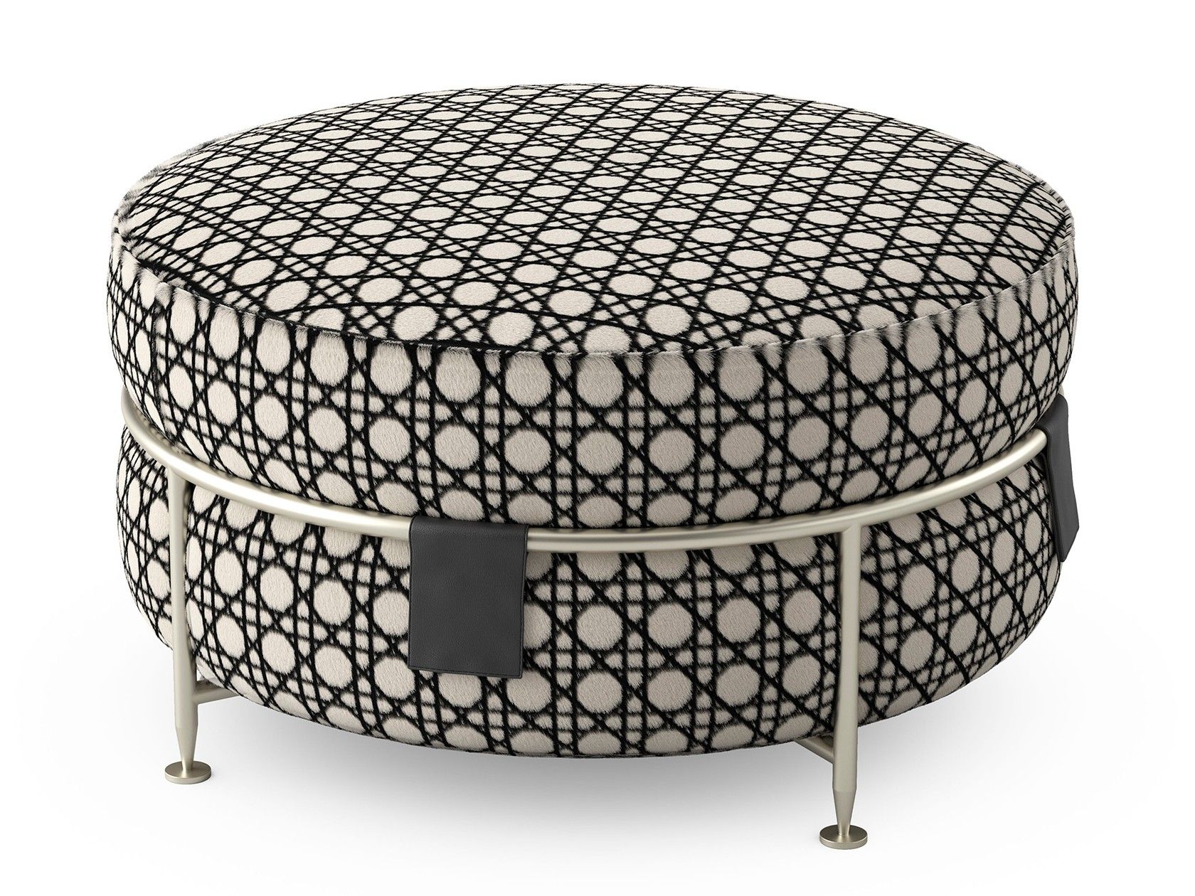 Круглый пуф из ткани Sicis Амаретто ARCH-00110686