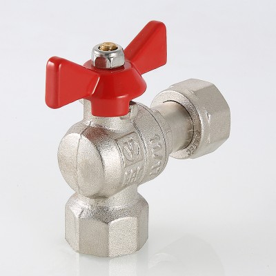 VT.266.N.0505 Кран шаровой угловой с накидной гайкой и внутренней резьбой Valtec 3/4" х 3/4"  - Вид №7