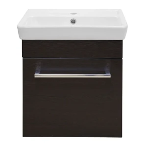 Тумба под раковину подвесная Aquaton Поль Т 50.7 см цвет венге