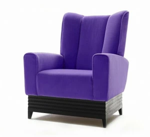 MARIONI Кресло с обивкой из ткани с подлокотниками Laurence I0230