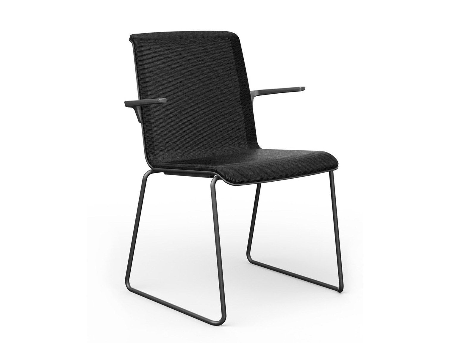 Сетчатый штабелируемый стул для конференций с подлокотниками Brunner Hero Plus ARCH-00094747