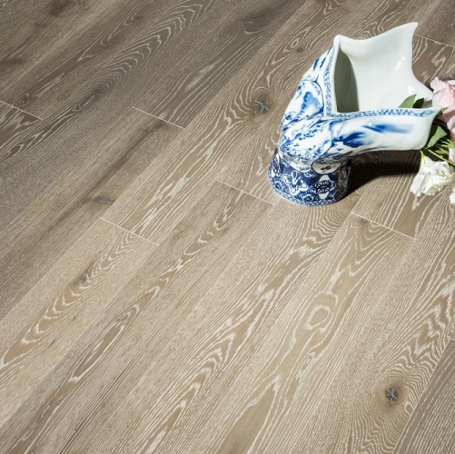 Массивная доска Coswick Вековые традиции Серый Кашемир Дуб Рустик (Гладкая) 300…1845х127 мм 11034251 - Вид №2