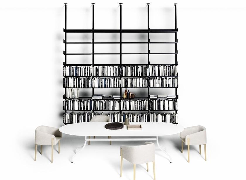 DE PADOVA Настенный или отдельно стоящий книжный шкаф из экструдированного алюминия sun-id-1415829 - Вид №9