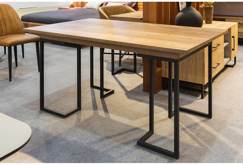 30449 Стол раскладной обеденный Loft 120 Дуб натур R-HOME 40036041h_Натур - Вид №5