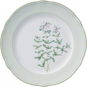 10613844 Noritake Тарелка десертная Noritake "Английские травы" 17см Фарфор костяной