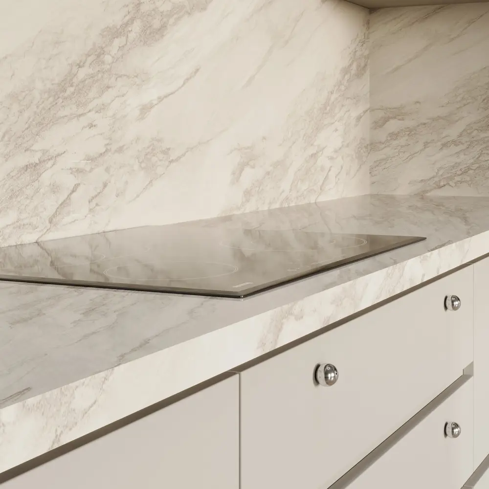 Столешница KONSENSA Стоун 300x60x3.8 см ДСП цвет бежевый ДСП Прямой угол STLM-2164974 - Вид №5