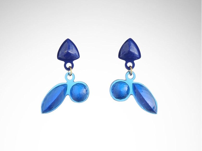 Corsi Design Серьги из смолы Long stones sun-id-1429054 - Вид №3