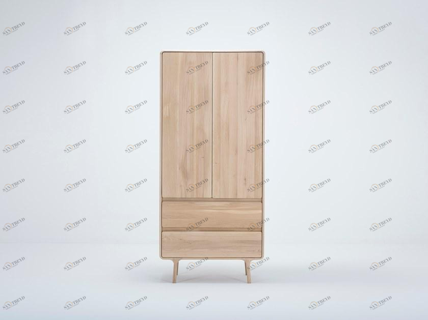 Gazzda Дубовый шкаф с ящиками Fawn 01f