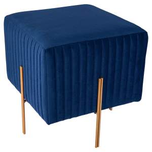 Пуф Santreyd велюр синий 40×42 см - компактный и удобный 89392882
