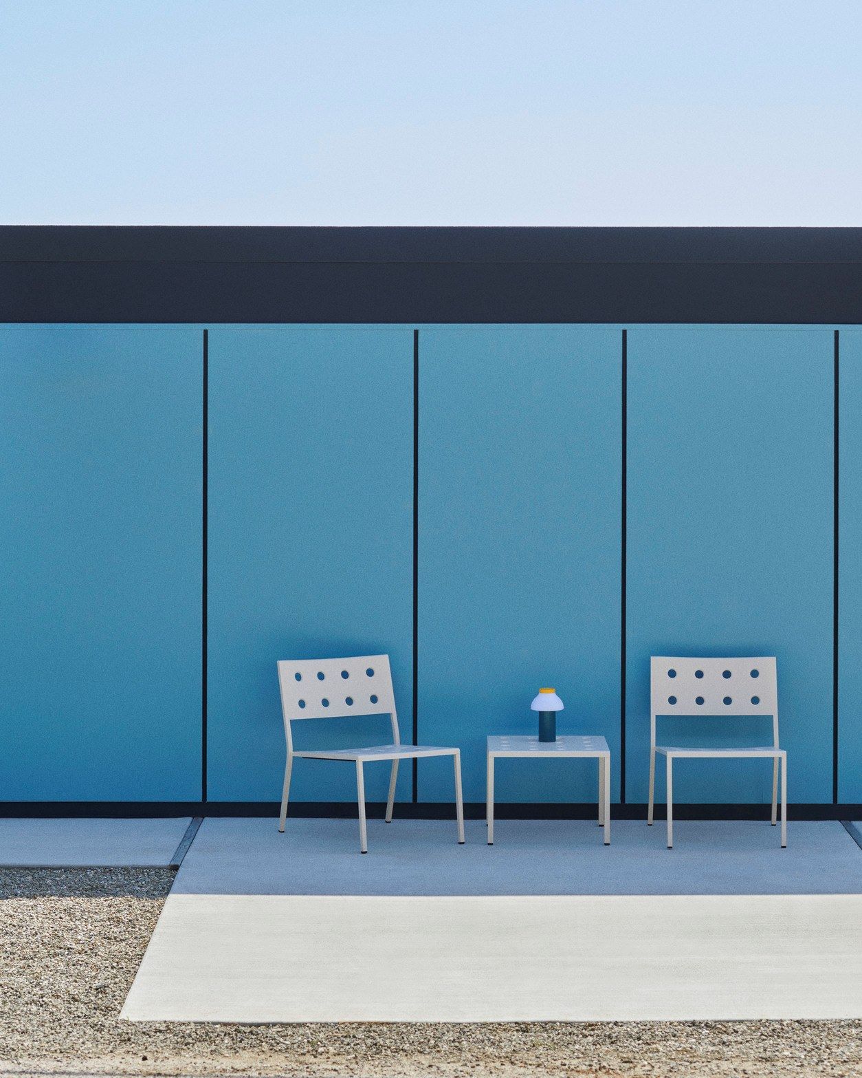 Квадратный садовый стол из стали с порошковым покрытием Hay балкон ARCH-00047424 - Вид №7