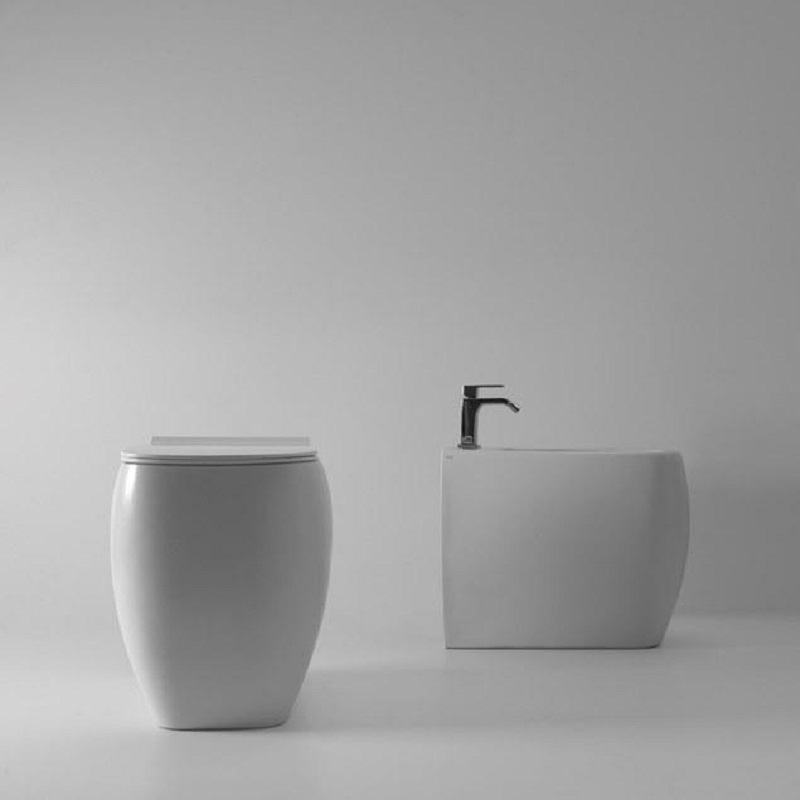 33100101.01 Приставной унитаз напольный Белый Alice Ceramica Nur Италия - Вид №5