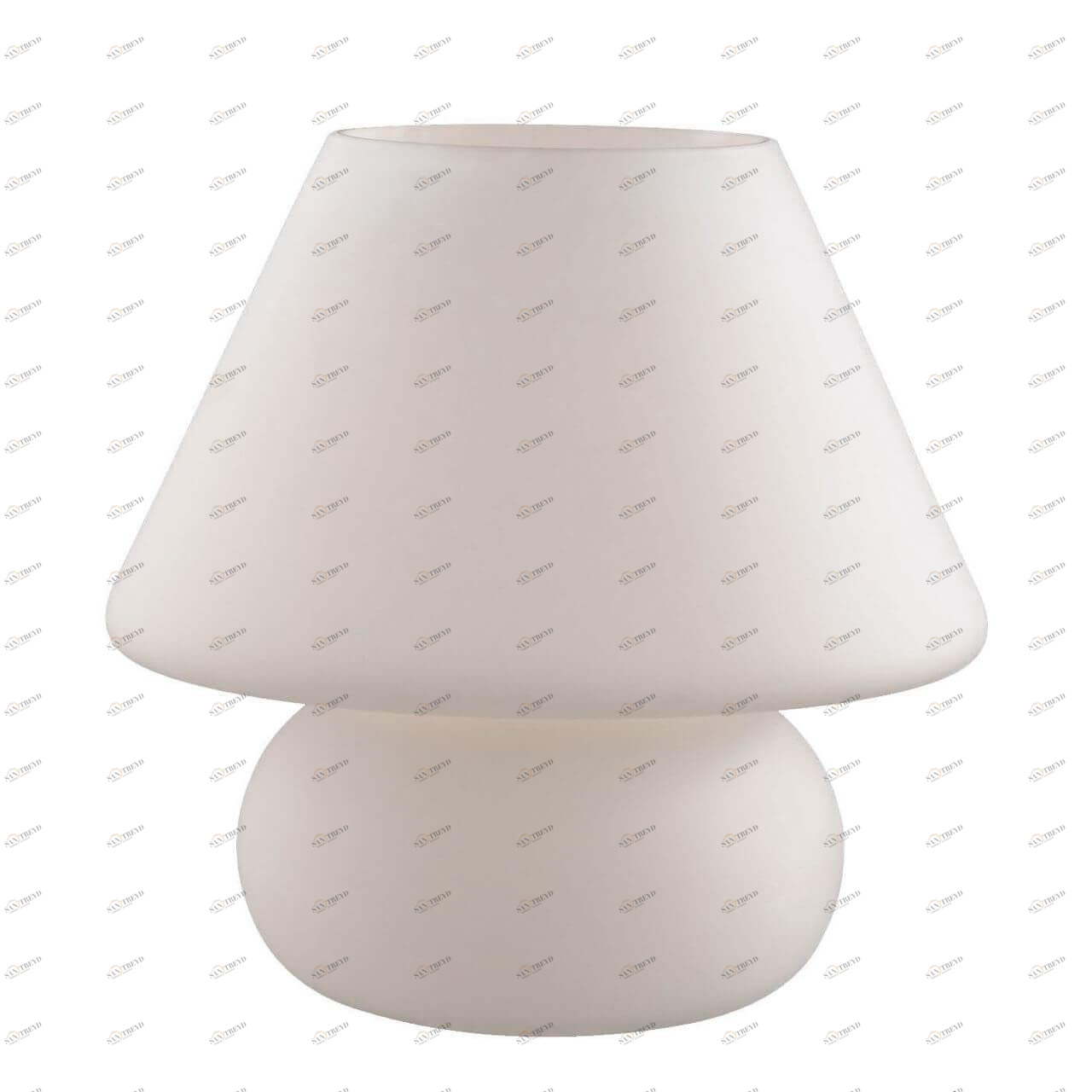Лампа настольная белая Ideal Lux Prato TL1 Big Bianco IDEAL LUX PRATO 00-3906919 Белый 