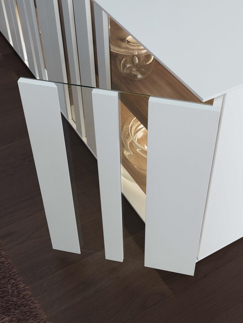 JESSE Буфет из лакированного дерева и стекла со встроенной подсветкой sun-id-1365940 - Вид №2