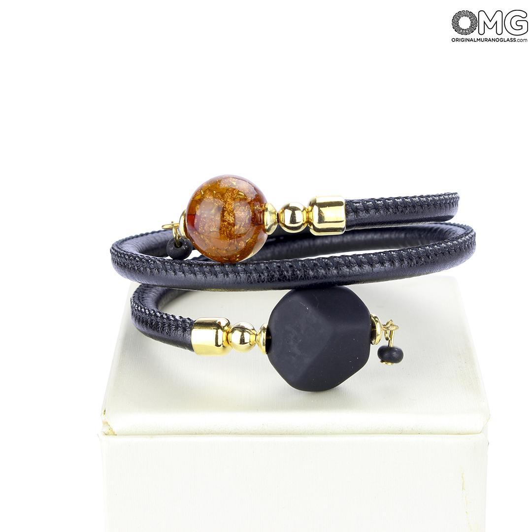 4767 ORIGINALMURANOGLASS Браслет Беззаботность - Коллекция Antica Murrina - муранское стекло Original Murano Glass OMG 8 см  - Вид №1