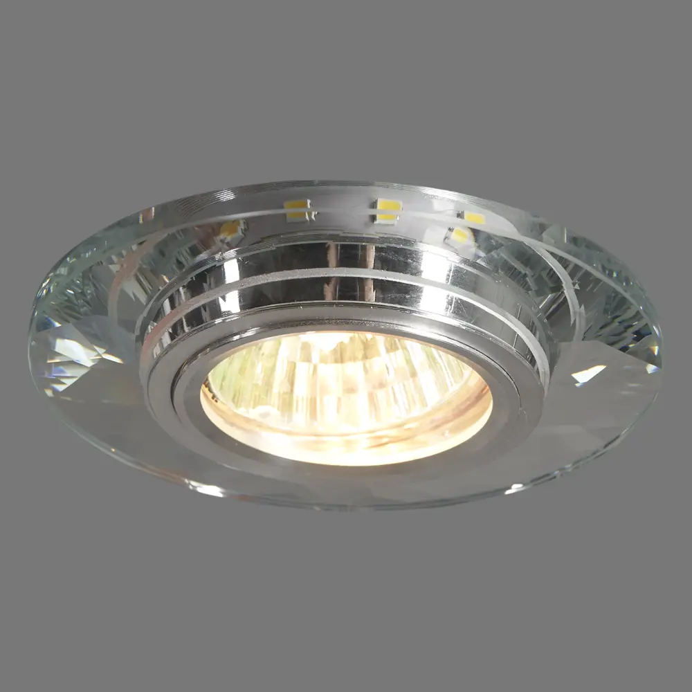 Светильник точечный встраиваемый S211 CL/WH MR16 3W 65 мм, 2.5 м², цвет хром/прозрачный Ambrella light STLM-2072356 - Вид №2