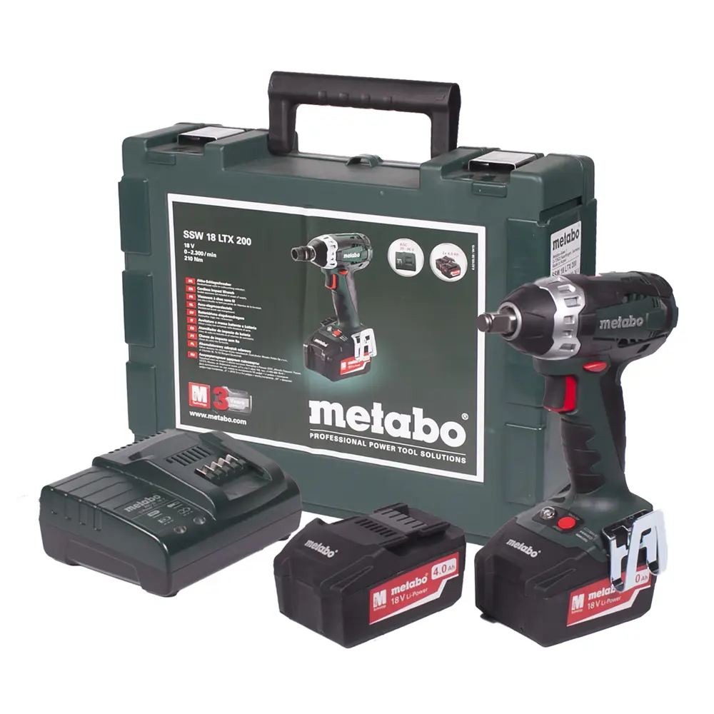 Гайковерт аккумуляторный Metabo SSW 18 LTX, Li-ion 18 В 18119501 STLM-2206456  - Вид №2