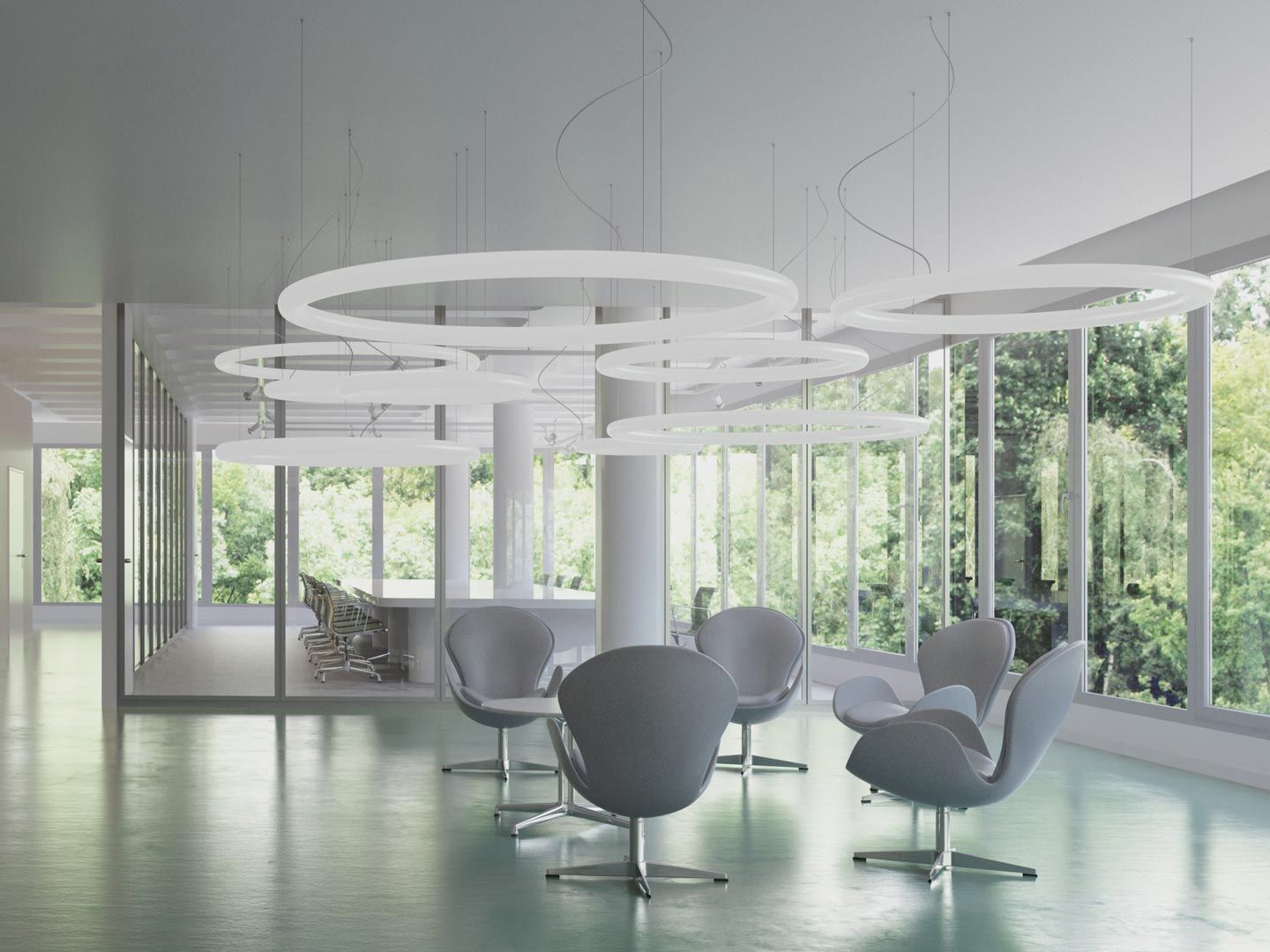 Светодиодный подвесной светильник из полиэтилена SLIDE Giotto ARCH-00066766 - Вид №3