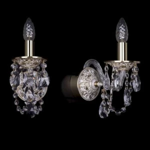 Бра Bohemia Ivele 1610/1/GW BOHEMIA IVELE СВЕЧА 078572 Золото;прозрачный