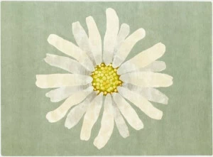 Deirdre Dyson Прямоугольный ковер с цветочным рисунком 2012 72