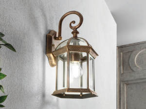 Литой алюминиевый открытый настенный светильник