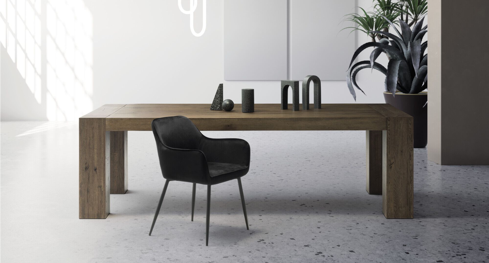 Выдвижной дубовый стол Devina Nais Бруклин ARCH-00096540 - Вид №1