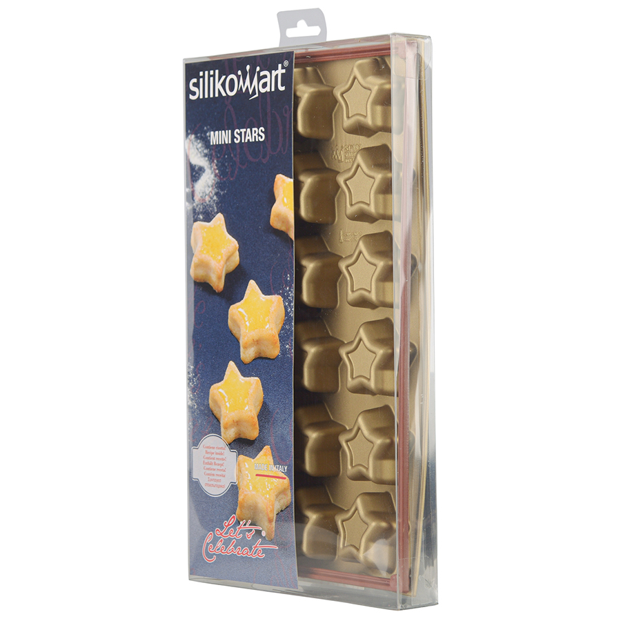 26.182.63.0063 Форма для приготовления пирожных stars силиконовая Silikomart  - Вид №1