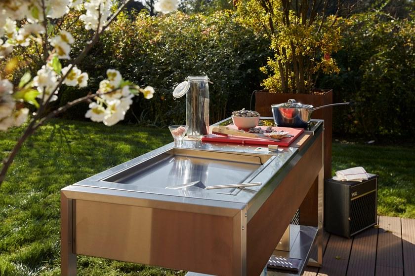 PLA.NET Outdoor Cooking Мобильная летняя кухня с газовым барбекю Oasi sun-id-1395642 - Вид №5